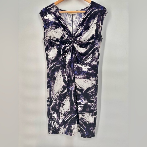 MICHAEL Michael Kors Abstract Print Sleeveless Dress - Picture 1 of 5